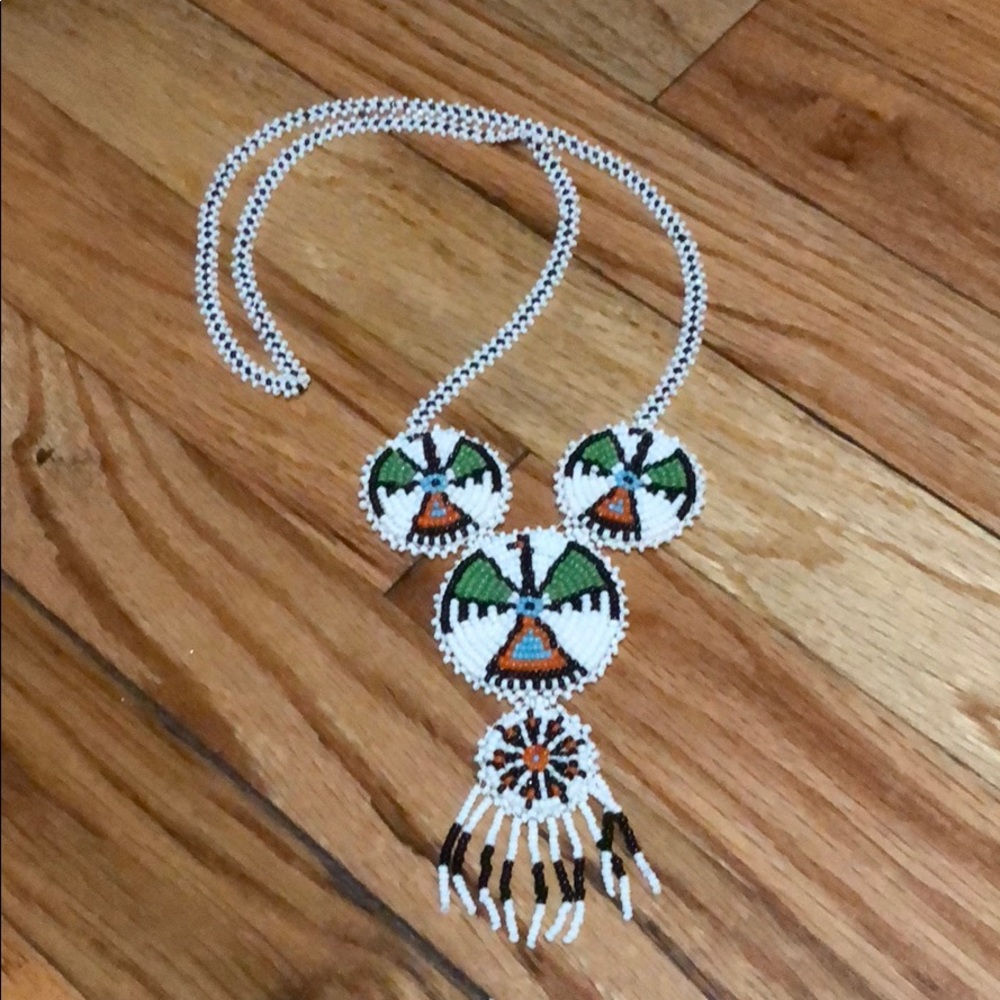 Native American beaded necklace